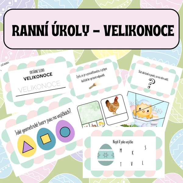 RANNÍ ÚKOLY - Velikonoce