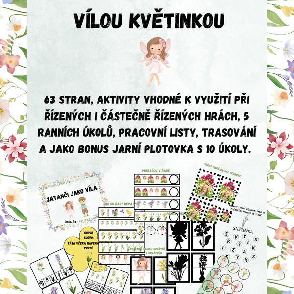 Jarní školkohraní s vílou Květinkou