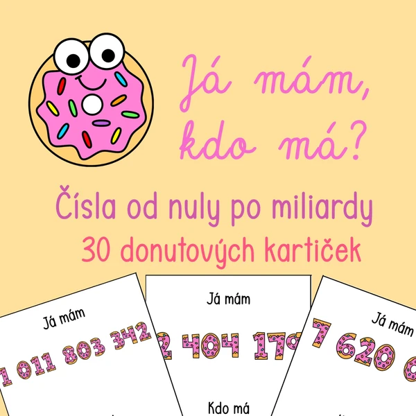 Já mám, kdo má? ČÍSLA OD NULY PO MILIARDY