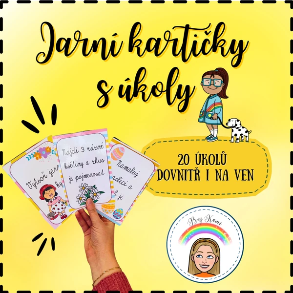 Jarní úkolové kartičky