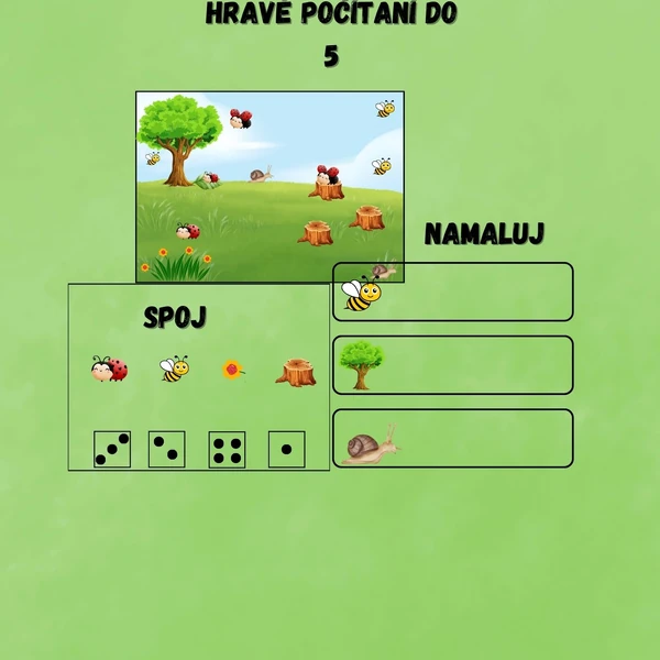 Hravé počítaní do 5