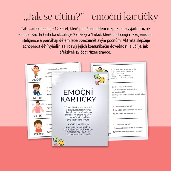 Aktivita „Jak se cítím?“ – Emoční karty pro děti