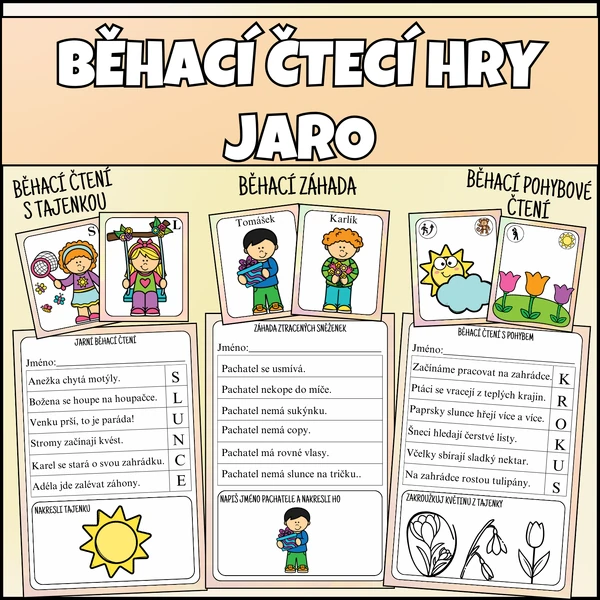 BĚHACÍ ČTECÍ HRY - JARO