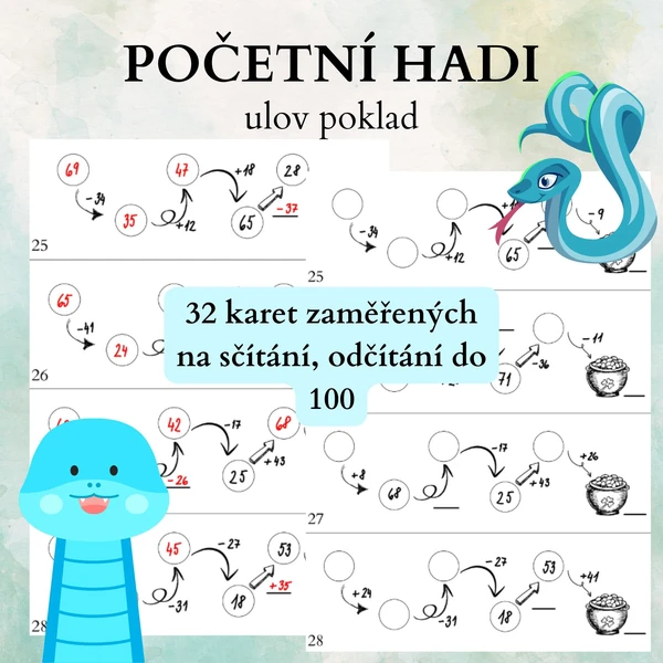 Početní hadi do 100