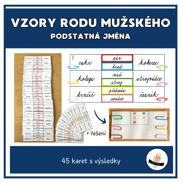 Vzory rodu mužského - podstatná jména