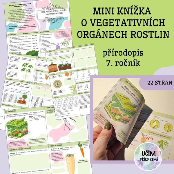 Kořen, stonek, list - knížečka