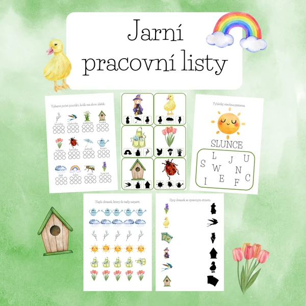 Jarní pracovní listy 