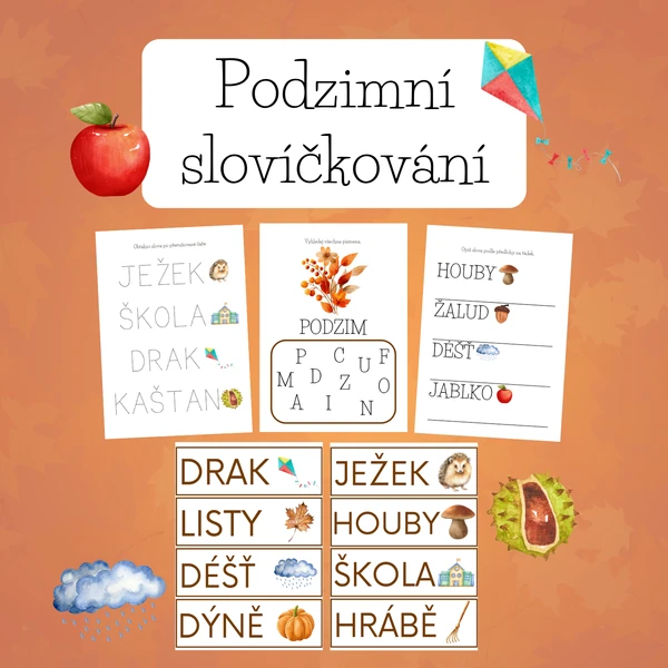 Podzim-skládání slov