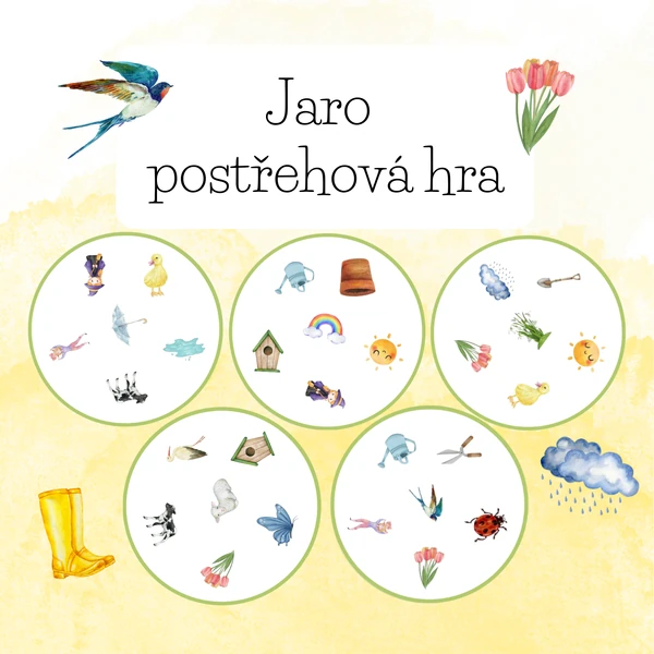 Jaro postřehová hra