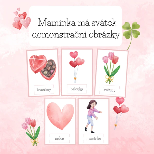 Maminka má svátek demonstrační obrázky