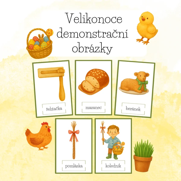 Velikonoce demonstrační obrázky 