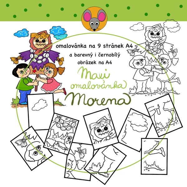 Maxiomalovánka Morena