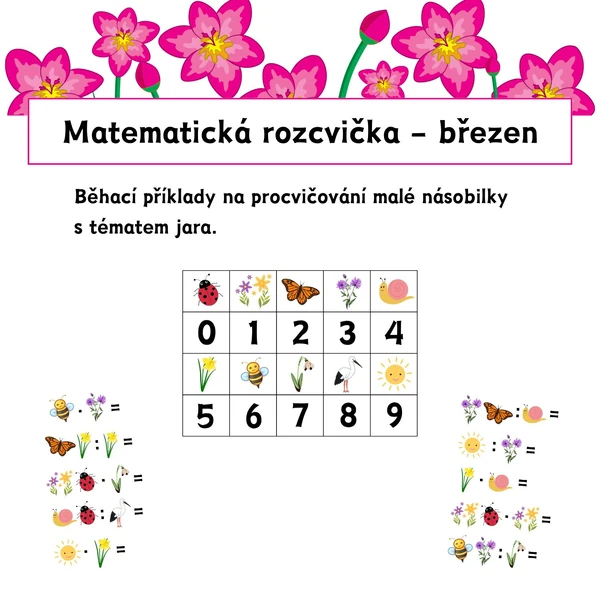 MATEMATICKÁ ROZCVIČKA - březen
