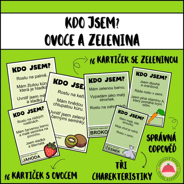 Kdo jsem? - ovoce a zelenina