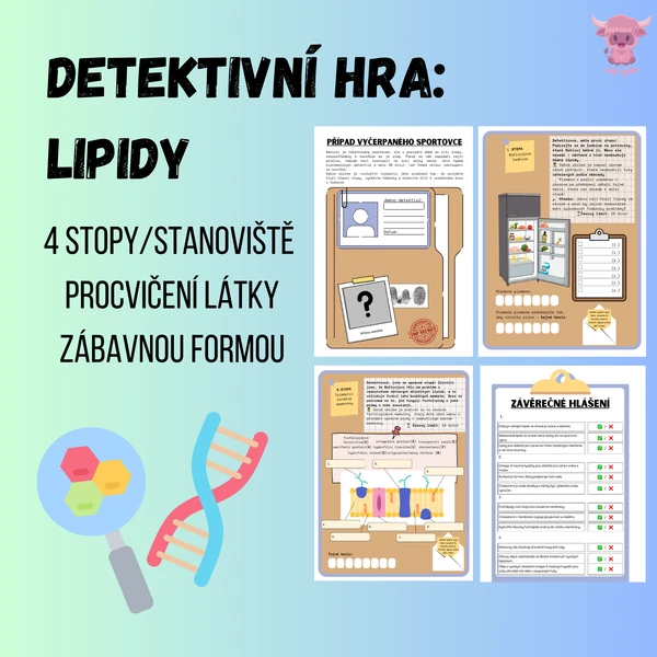 Lipidy - detektivní hra