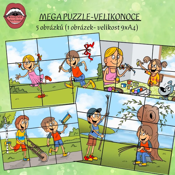 MEGA PUZZLE VELIKONOCE 
