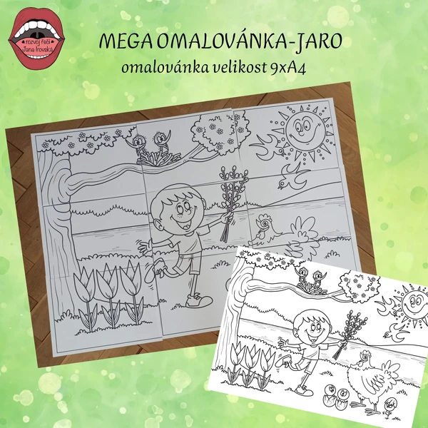 MEGA OMALOVÁNKA JARO