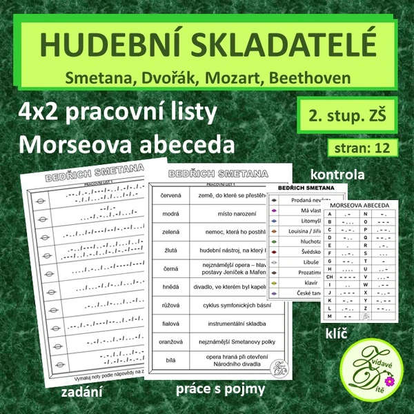 Hudební skladatelé - morseovka
