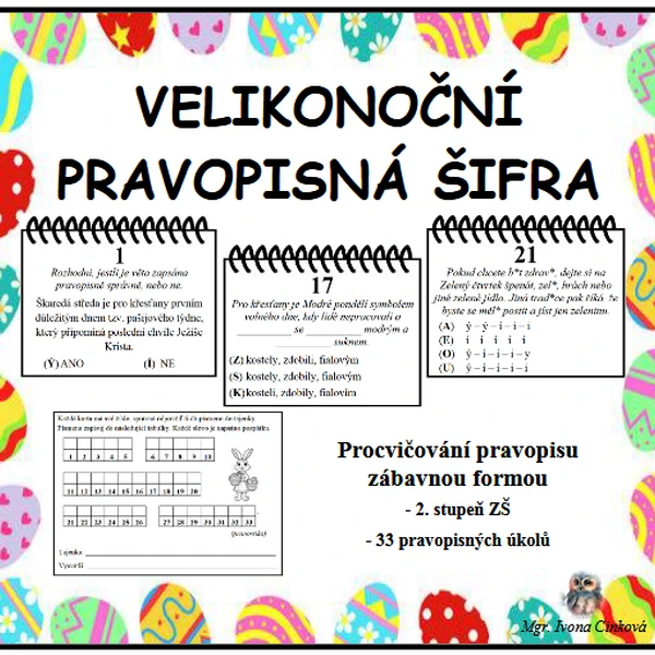 Velikonoční pravopisná šifra