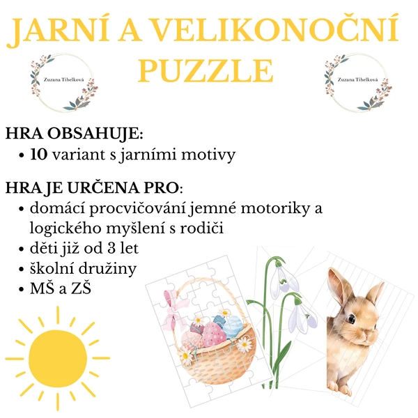 JARNÍ A VELIKONOČNÍ PUZZLE