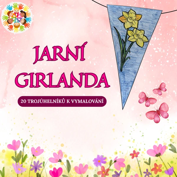 Vytvoř si jarní girlandu