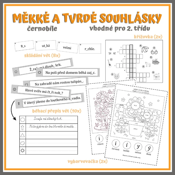 Měkké a tvrdé souhlásky