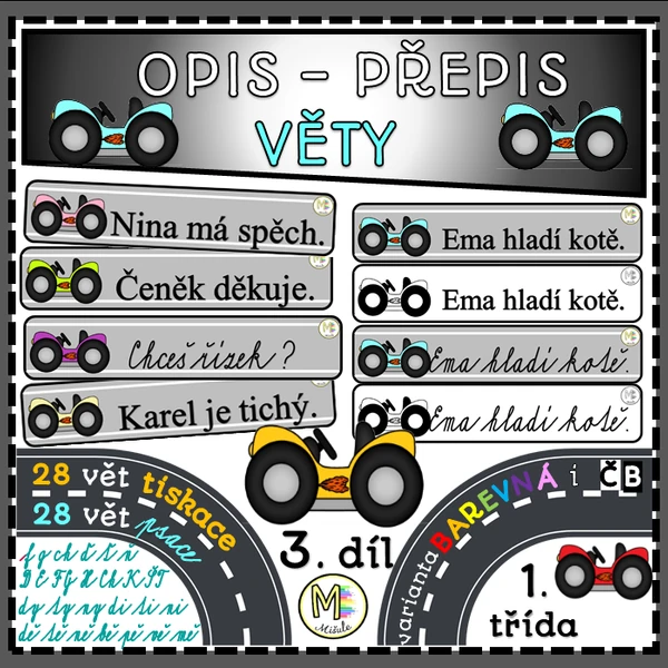 OPIS- PŘEPIS VĚT- ZÁVOĎÁCI- 3. DÍL
