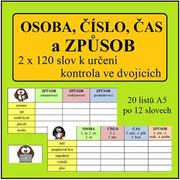 SLOVESNÝ ZPŮSOB
