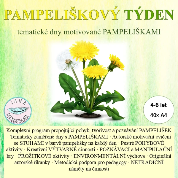 PAMPELIŠKOVÝ TÝDEN – tematické dny motivované PAMPELIŠKAMI