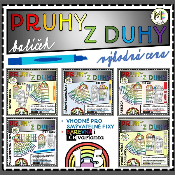 PRUHY Z DUHY- VÝHODNÝ BALÍČEK (1.-5.DÍL)