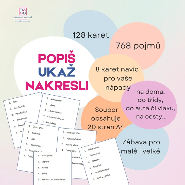 POPIŠ - UKAŽ - NAKRESLI