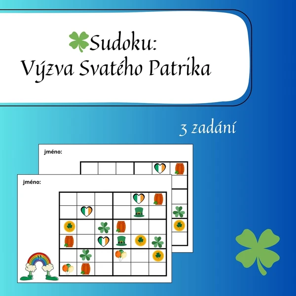 🍀Sudoku: Svatý Patrik