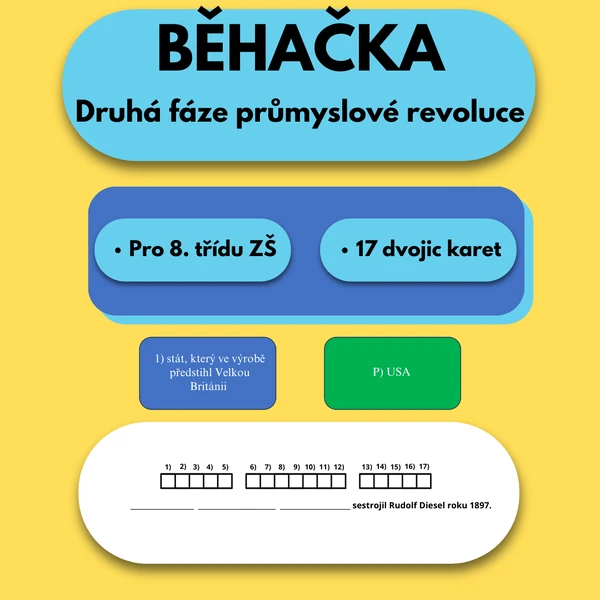Běhačka - Druhá fáze průmyslové revoluce