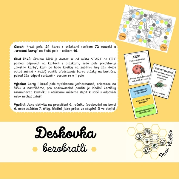 Deskovka - bezobratlí