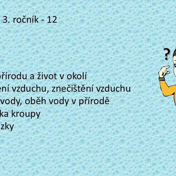 Prvouka pro 3. ročník - 12