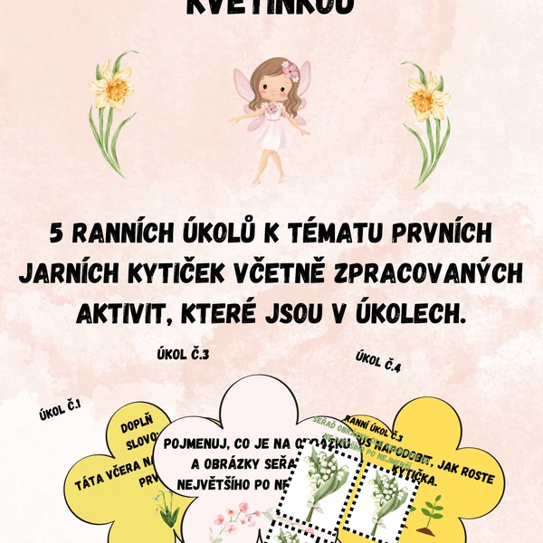 Ranní úkoly s vílou Květinkou