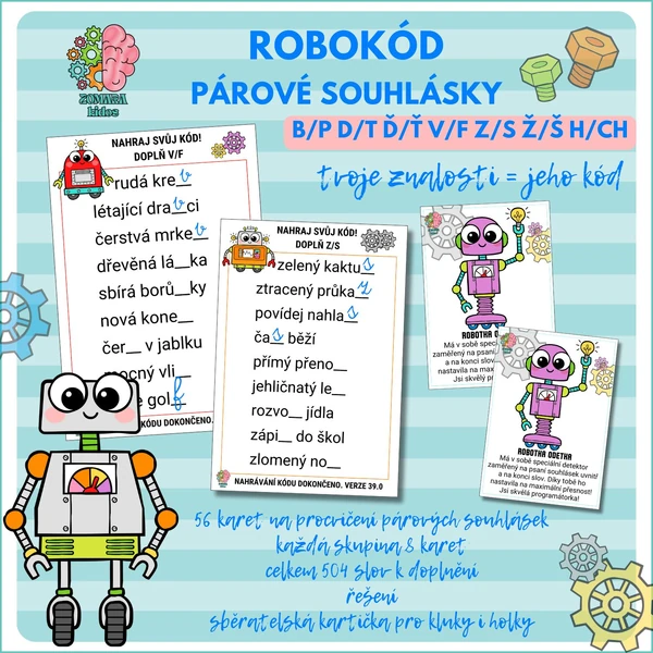 ROBOKÓD: párové souhlásky