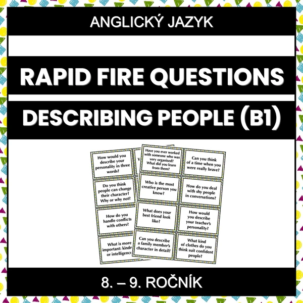 Rapid Fire Questions - Describing People (B1)