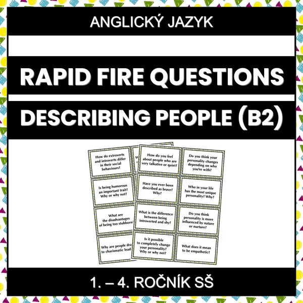 Rapid Fire Questions - Describing People (B2)