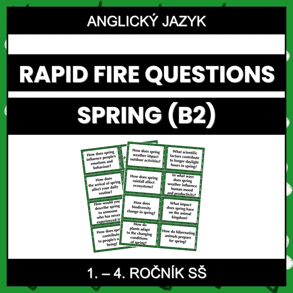 Rapid Fire Questions - Spring (B2)
