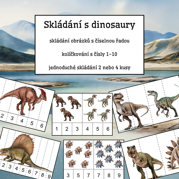 Skládání s dinosaury