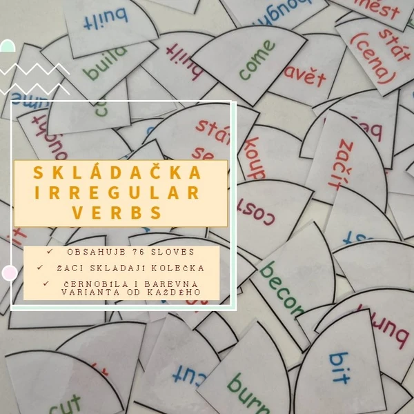 Irregular verbs - skládačka