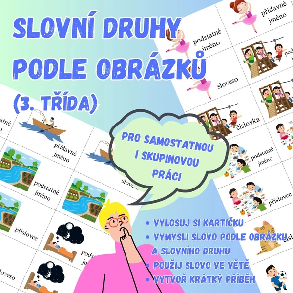 Slovní druhy podle obrázků