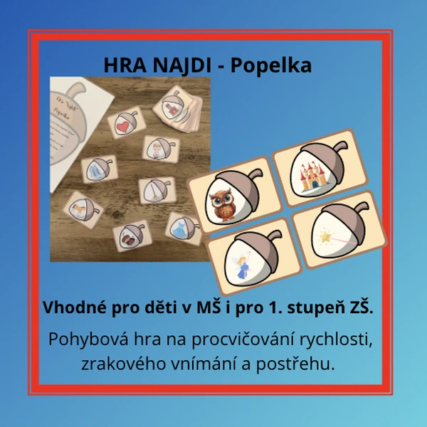 Hra "Najdi" - Popelka