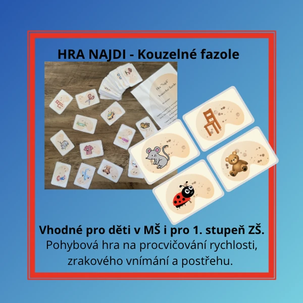 Hra "Najdi" - Kouzelné fazole