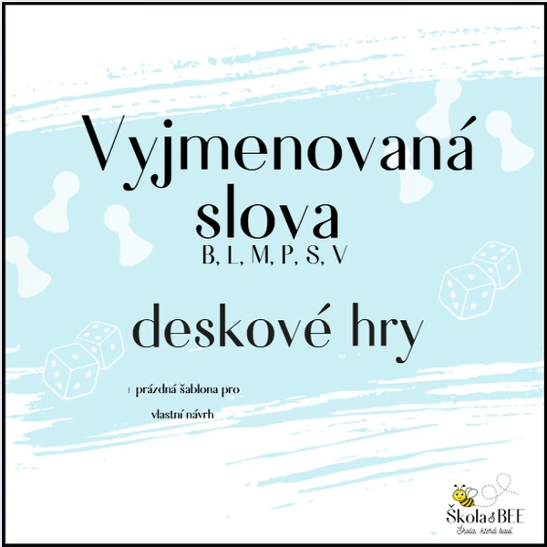 Vyjmenovaná slova - deskové hry