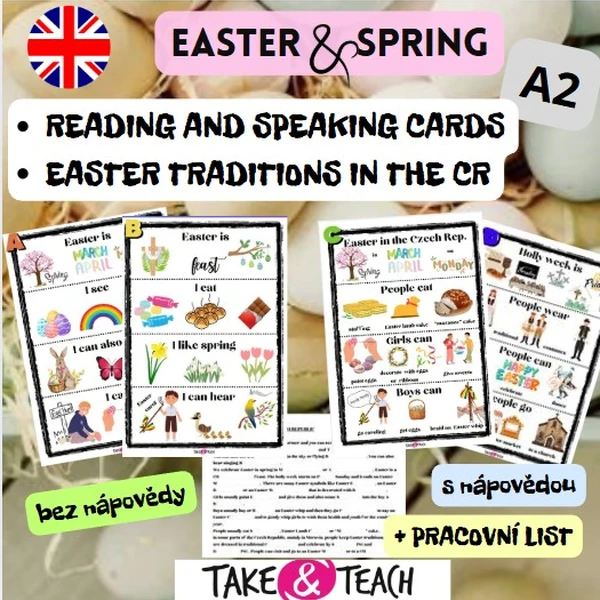 EASTER and SPRING - reading and speaking cards