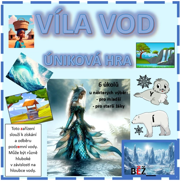 VÍLA VOD - úniková hra