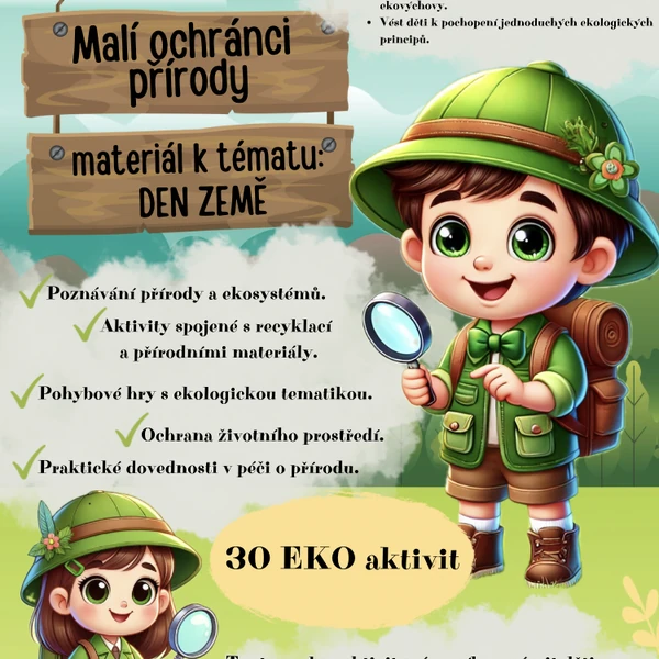 Ochránci přírody- den země, eko, recyklace