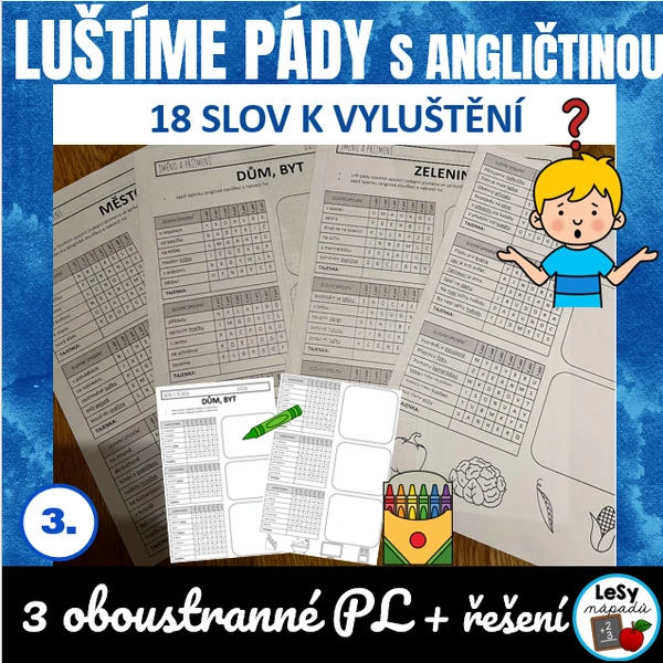 Luštíme pády s angličtinou